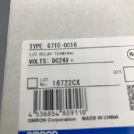 オムロン I/Oリレーターミナル G7TC-OC16 DC24