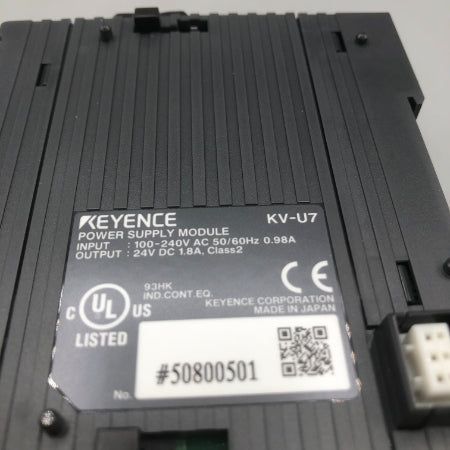 キーエンス AC電源ユニット出力電流1.8A KV-U7