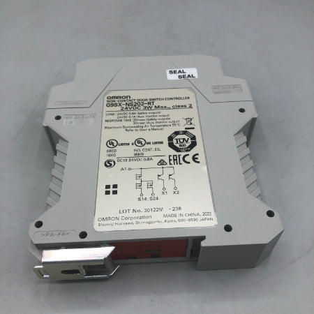 オムロン 非接触式ドアスイッチコントローラ G9SX-NS202-RT 24VDC 3W Max.,class2