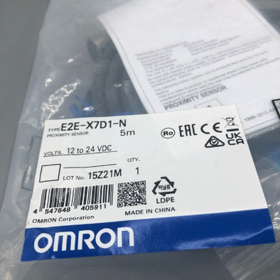 オムロン スタンダードタイプ近接センサ E2E-X7D1-N 5m