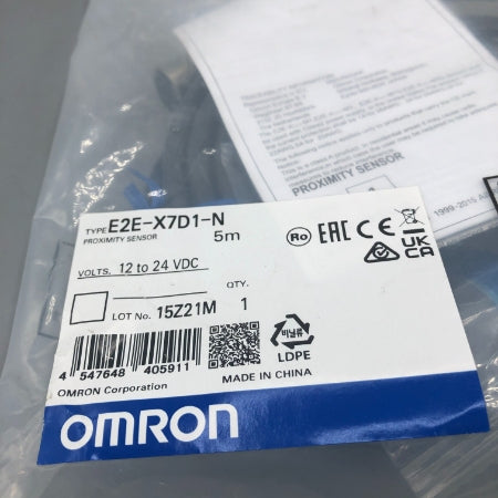 オムロン スタンダードタイプ近接センサ E2E-X7D1-N 5m