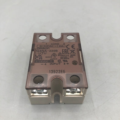 オムロン ソリッドステートリレー G3NA-220B-UTU DC5-24V