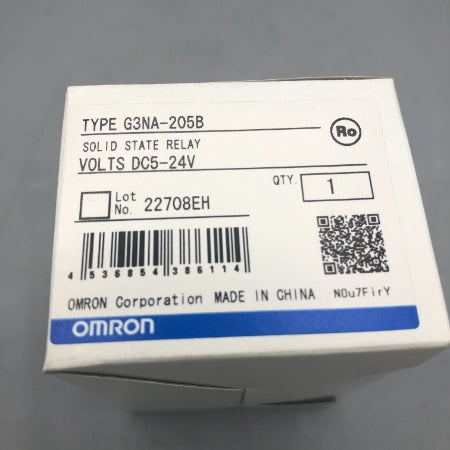オムロン ソリッドステートリレー G3NA-205B DC5-24V