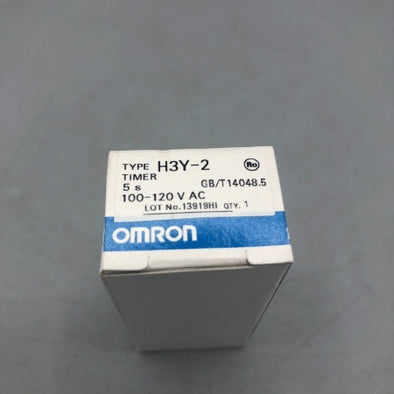 オムロン タイマーリレー H3Y-2 AC100/120 5S