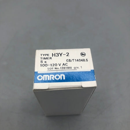 オムロン タイマーリレー H3Y-2 AC100/120 5S
