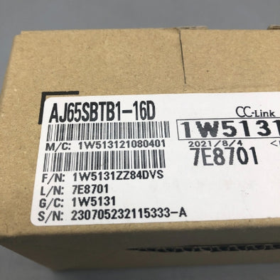 三菱電機 入力ユニット AJ65SBTB1-16D