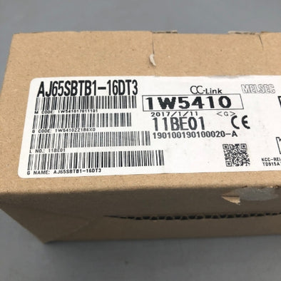 三菱電機 入出力ユニット AJ65SBTB1-16DT3