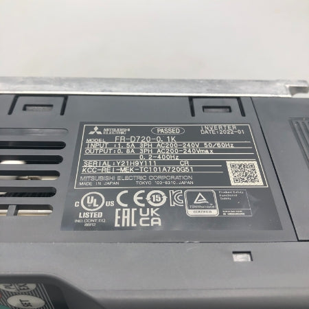 三菱電機 インバータ FR-D720-0.1K