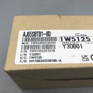 三菱電機 入力ユニット AJ65SBTB1-8D