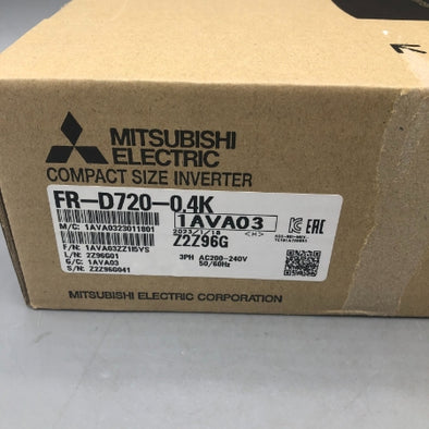 三菱電機 インバータ FR-D720-0.4K