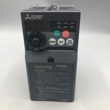 三菱電機 インバータ FR-D720-0.4K
