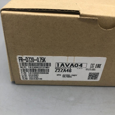 三菱電機 インバータ FR-D720-0.75K