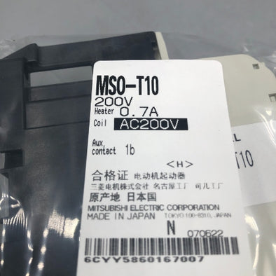 三菱電機 低圧開閉器 MSO-T10　AC200V  0.7A