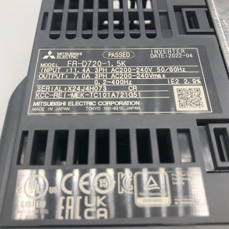 三菱電機 インバータ FR-D720-1.5K