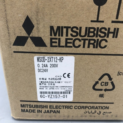 三菱電機 低圧開閉器 MSOD-2XT12-KP 0.24A 200V DC24V