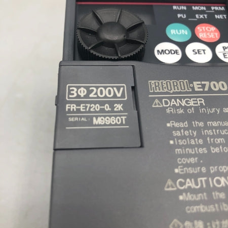 三菱電機 インバータ FR-E720-0.2K