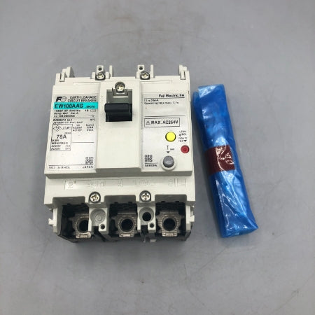富士電機 一般配線用漏電遮断器 EW100AAG 3P 75A 30mA