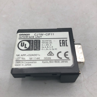 オムロン 変換ユニット CJ1W-CIF11