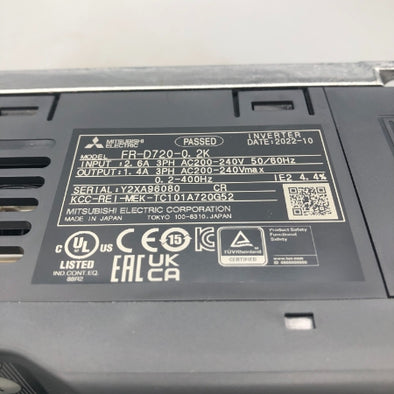 三菱電機 インバータ FR-D720-0.2K
