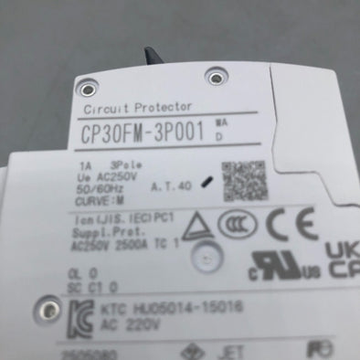 富士電機 サーキットプロテクタ CP30FM-3P001