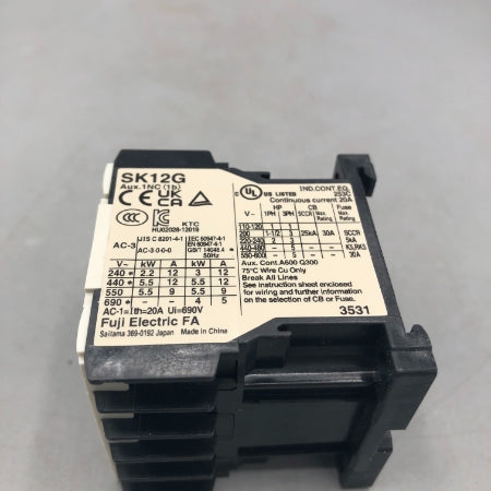 富士電機 電磁接触器 SK12G-E01