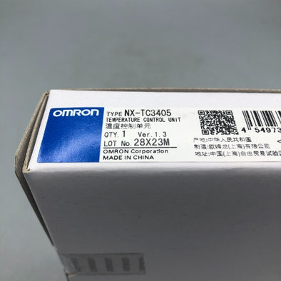 オムロン 温度調節ユニット NX-TC3405