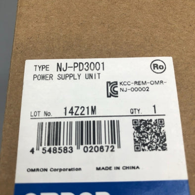 オムロン DC電源ユニット NJ-PD3001