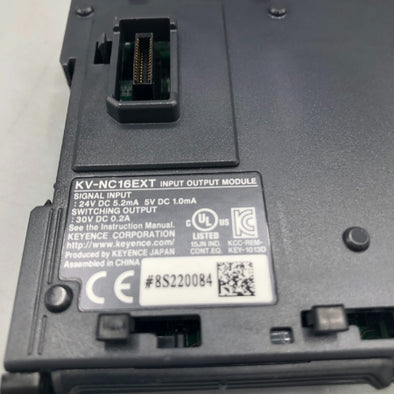 キーエンス 拡張入出力ユニット 32点タイプ コネクタタイプ 入力16ﾃﾝ トランジスタ出力16点 KV-NC16EXT