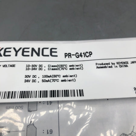 キーエンス アンプ内蔵型光電センサ PR-G41CP