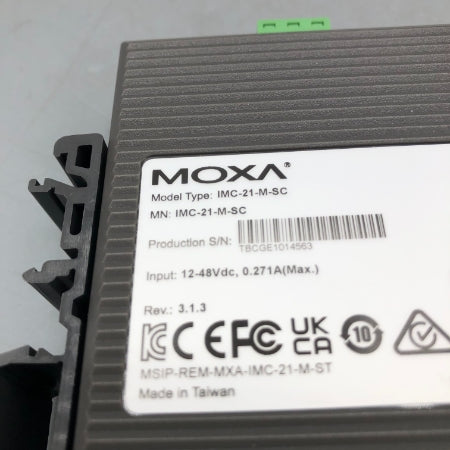MOXA イーサネット to ファイバメディアコンバータ IMC-21-M-SC | FA