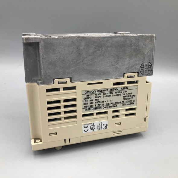 多機能型小型インバータ オムロン 3G3MV-A2004 - メカトロパーツ．ｃｏｍ