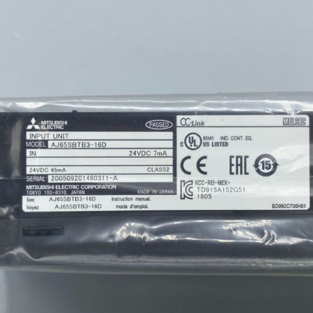 リモートI／Oユニット 三菱電機 AJ65SBTB3-16D - メカトロパーツ．ｃｏｍ