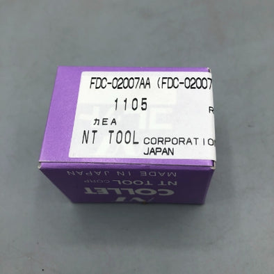 NTツール クーラント穴付き刃具用コレット FDC-02007AA