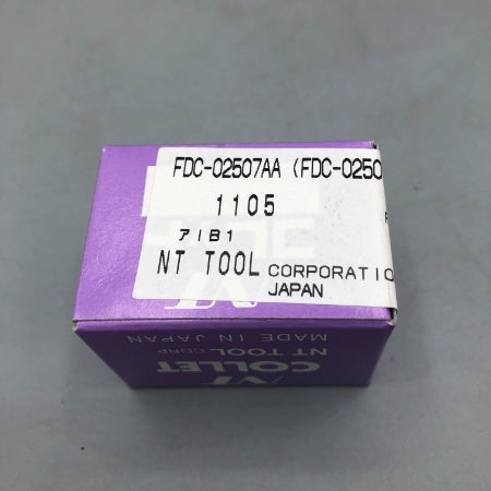 NTツール クーラント穴付き刃具用コレット FDC-02507AA