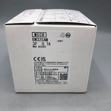 富士電機 オートブレーカ・漏電遮断器 G-TWINシリーズ 電動機保護用 BW32SAM3P 0.7A