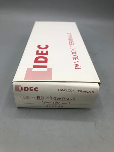 IDEC BNW･BNHWシリーズターミナルブロック　一般形　タッチダウン構造形 BNH10WPN50 (50個入）