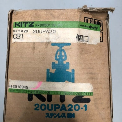 ステンレス鋼製グローブバルブ KITZ 20UPA20-1