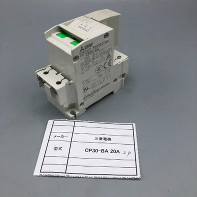 低圧遮断機　サーキットブレーカ 三菱電機 CP30-BA 20A